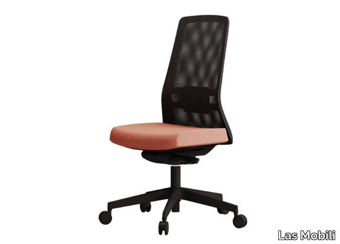 RASSEGNA - Height-adjustable fabric office chair with castors _ Las Mobili