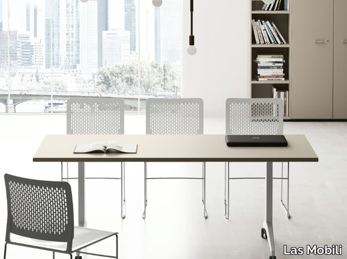 OYO - Rectangular office desk with flip-top _ Las Mobili