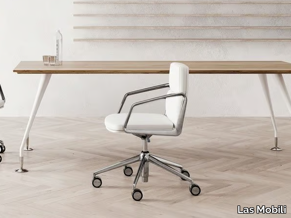 LEAD - Office chair with castors with 5-Spoke base _ Las Mobili