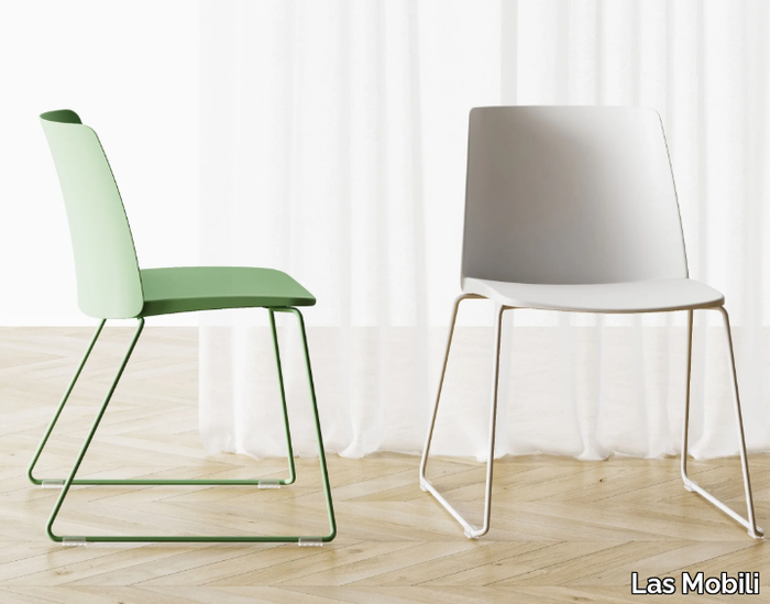 VEDETTE - Sled base chair _ Las Mobili