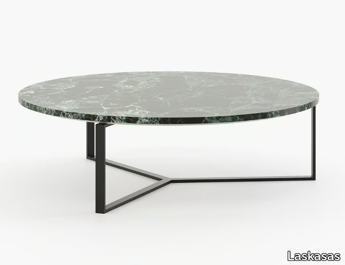 DILI - Round low marble coffee table _ Laskasas