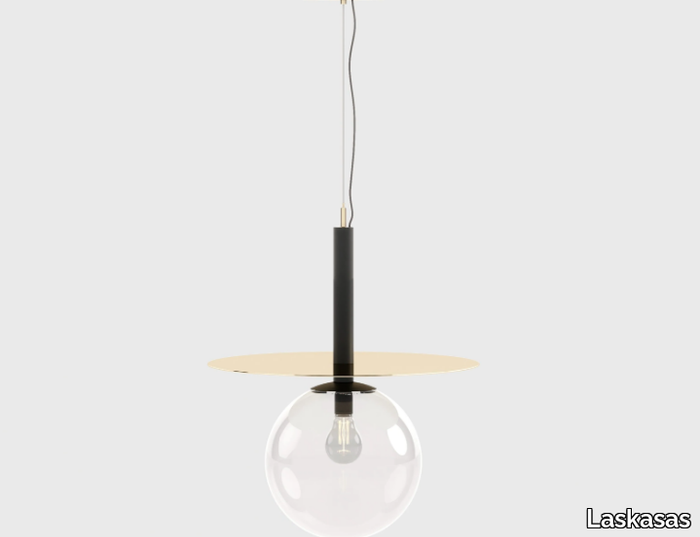 ANDY - Glass and Stainless Steel pendant lamp _ Laskasas