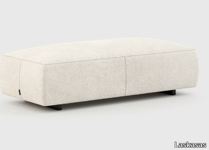 BENNER - Upholstered fabric bench _ Laskasas