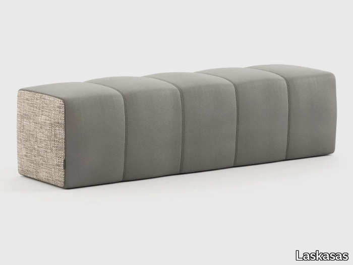 CHARLIE - Upholstered leather bench _ Laskasas