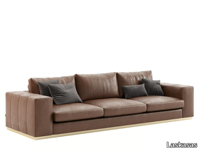 CHARLIE - 3 seater leather sofa _ Laskasas