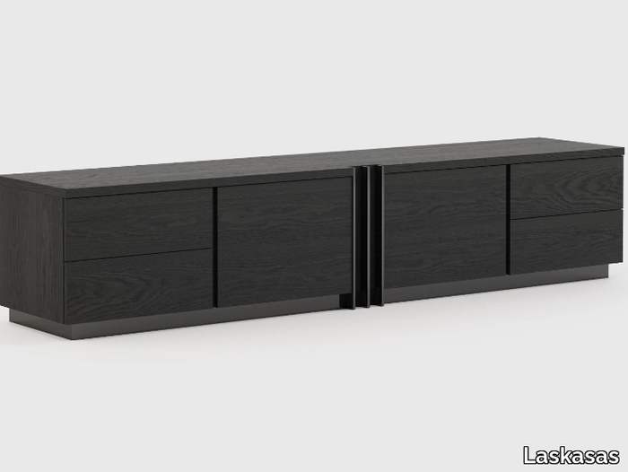 D'ARC - Low ash TV cabinet with doors _ Laskasas