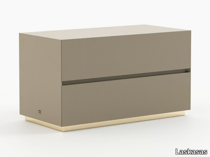 DAKAR - Rectangular bedside table with drawers _ Laskasas