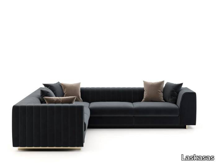 HARRY - Corner velvet sofa _ Laskasas