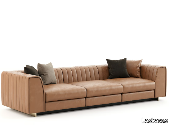 HARRY - 3 seater leather sofa _ Laskasas