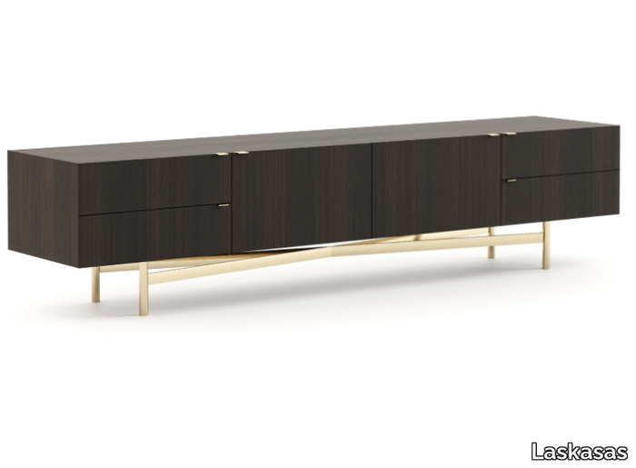 LEWIS - Ash TV cabinet with doors _ Laskasas