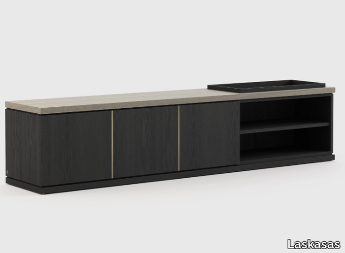 LORA - Low ash TV cabinet with doors _ Laskasas