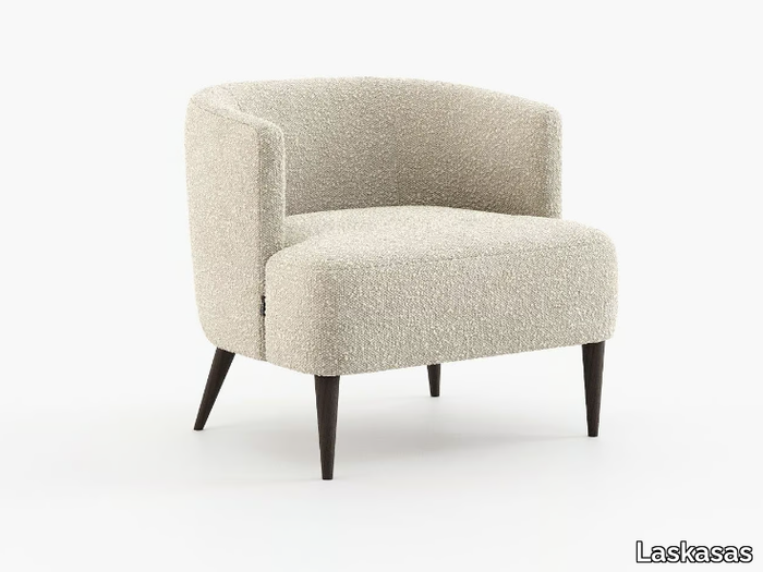 VEERA - Fabric armchair with armrests _ Laskasas