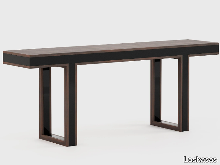 PEARL - Rectangular wooden console table _ Laskasas