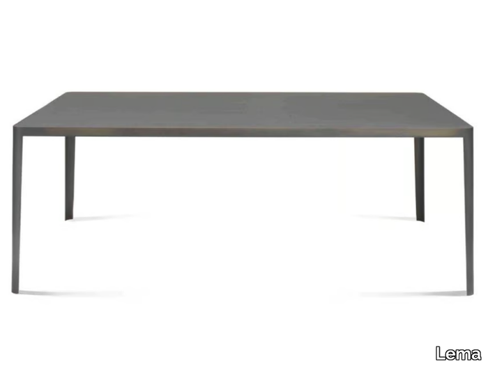 FILO - Rectangular cement table _ Lema