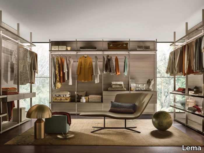 HANGAR - Sectional custom walk-in wardrobe _ Lema