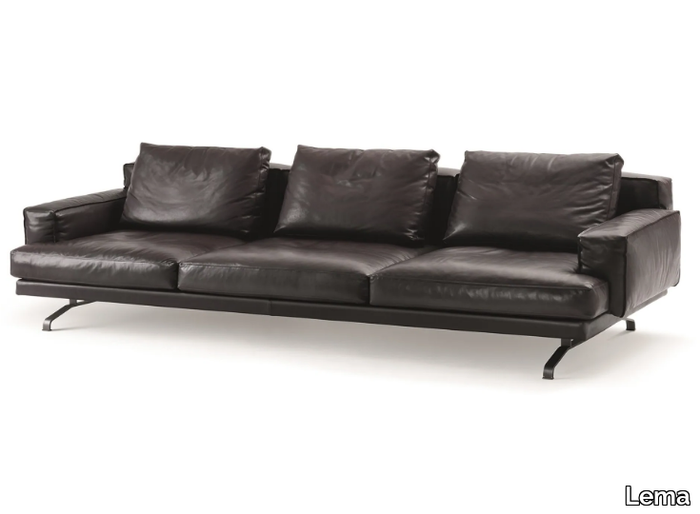 MUSTIQUE - Leather sofa _ Lema