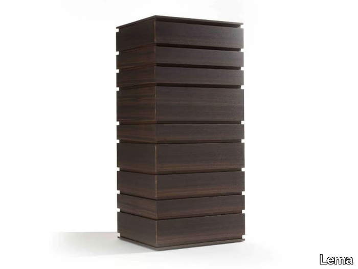 NINE - Oak chest of drawers _ Lema