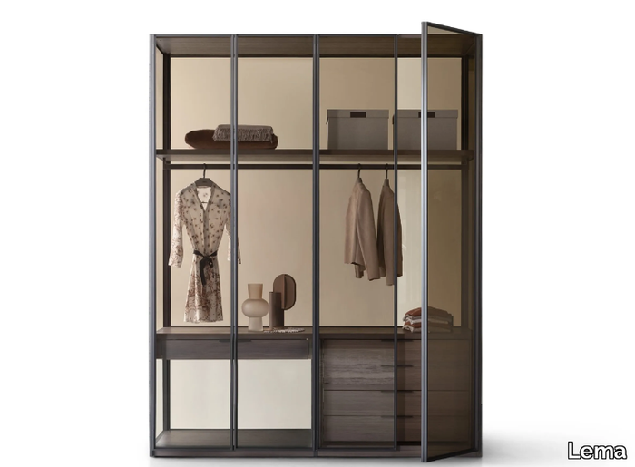 TIAN - All-glass wardrobe _ Lema