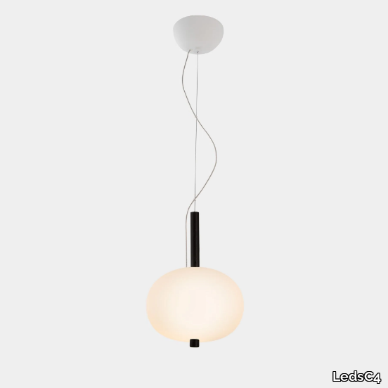 ILARGI - LED opal glass pendant lamp _ LedsC4