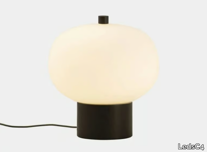 ILARGI - LED opal glass table lamp _ LedsC4