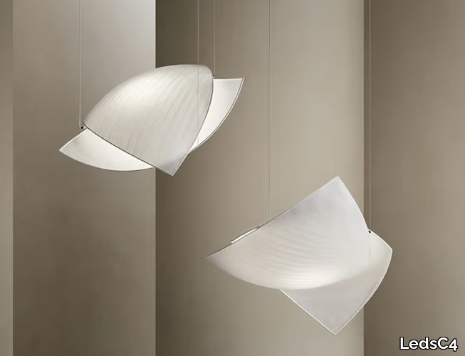 VOILES - LED handmade japanese paper pendant lamp _ LedsC4