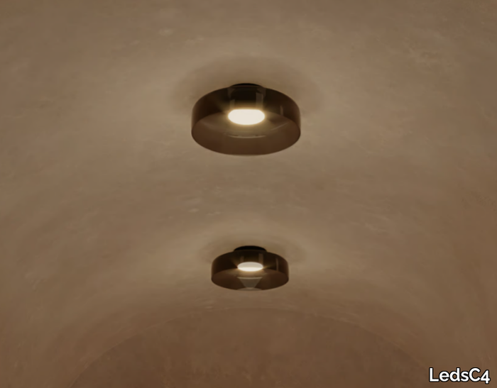 LEVELS - LED glass ceiling lamp _ LedsC4