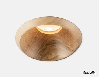 PLAY RAW AG59 - Recessed LED round wooden spotlight _ LedsC4