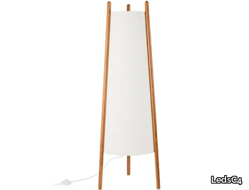 WOODY - LED wooden floor lamp _ LedsC4