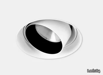 PLAY SNOOT AG57 - Recessed LED adjustable aluminium spotlight _ LedsC4