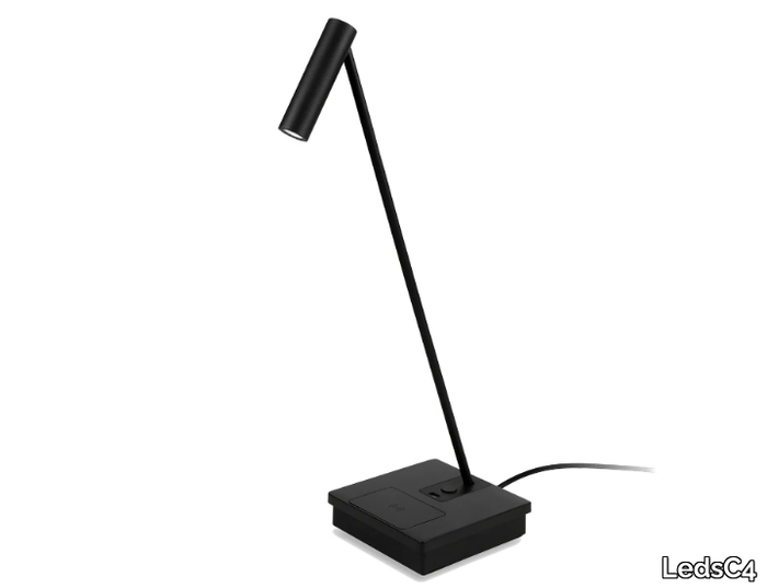 ELAMP - LED aluminium table lamp with fixed arm _ LedsC4