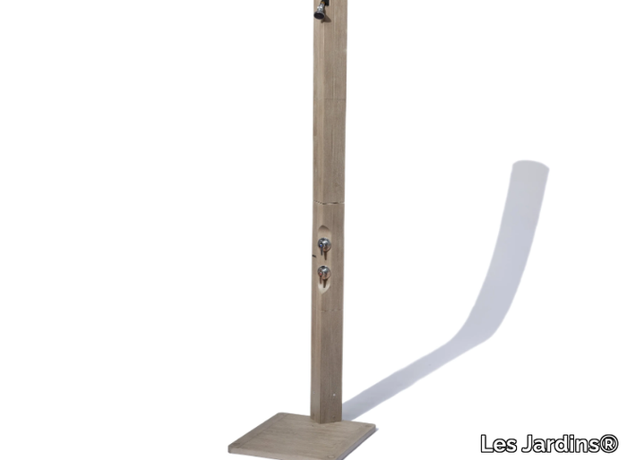 ODALO - Teak outdoor shower _ Les Jardins®