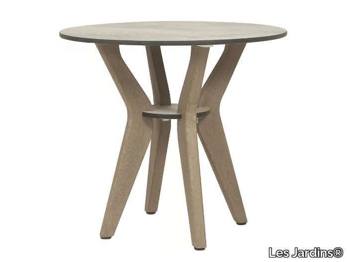 SELVA - Round wooden side table _ Les Jardins®