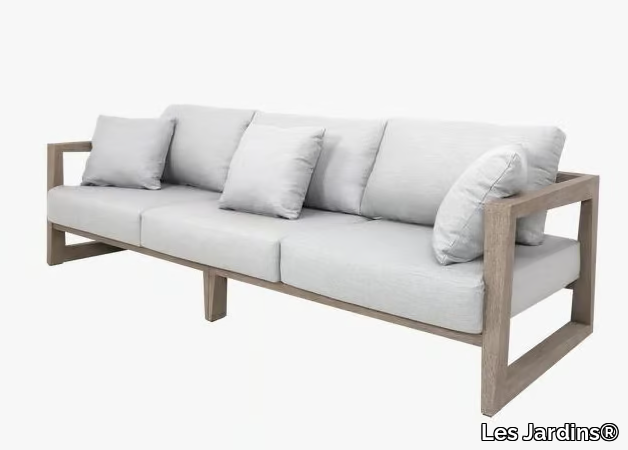 SKAAL - 3 seater Sunbrella® garden sofa _ Les Jardins®