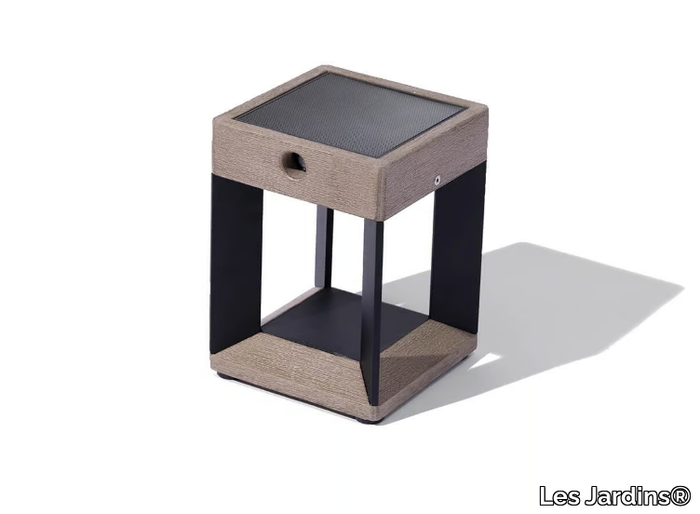 TECKA70 - Solar powered aluminium Outdoor table lamp _ Les Jardins®