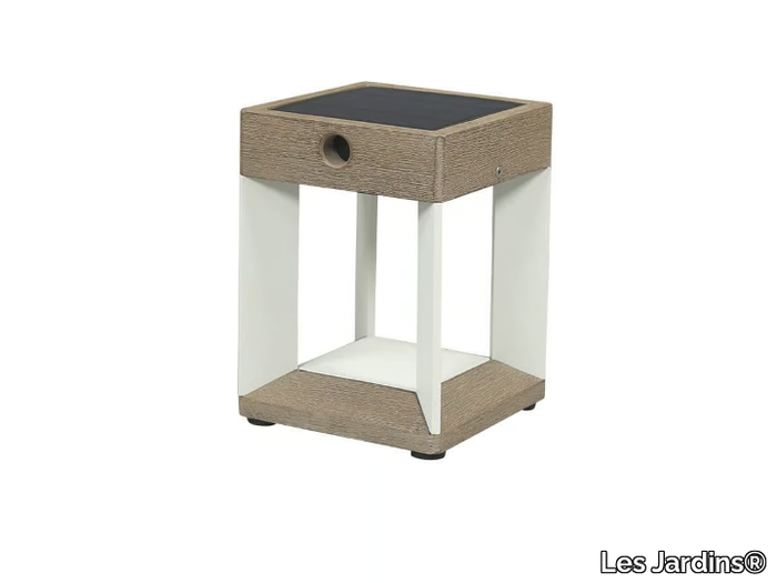 TECKA71 - Solar powered aluminium Outdoor table lamp _ Les Jardins®