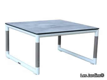 BASTINGAGE - Low square coffee table _ Les Jardins®