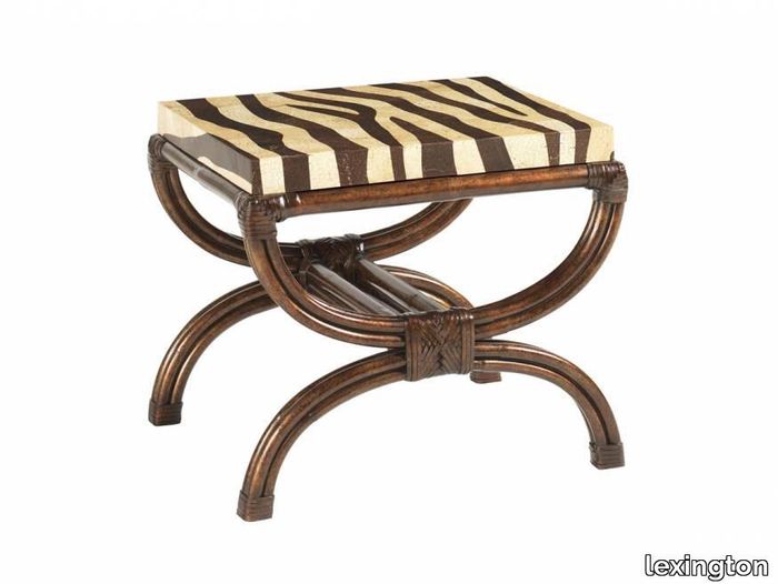 Striped Delight Accent Table