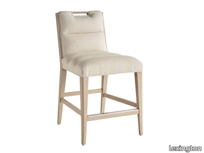 Greer Channeled Upholstered Counter Stool