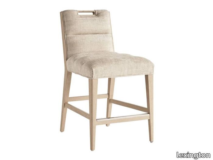 Greer Channeled Upholstered Counter Stool