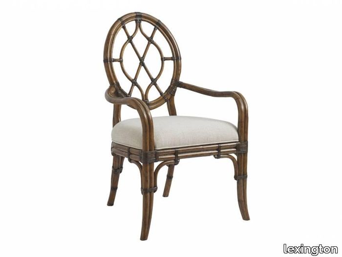 Cedar Key Oval Back Arm Chair