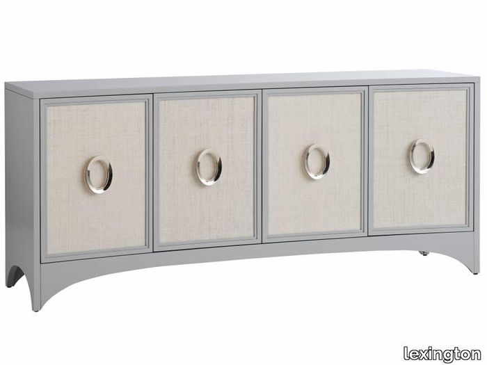 Newbury Park Raffia Media Console