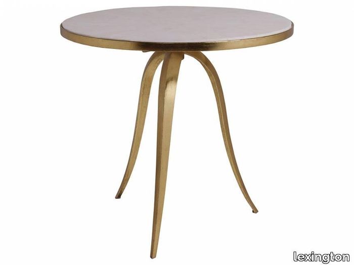 Crystal Stone Round End Table