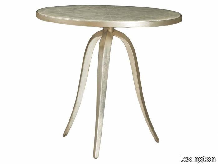 Capiz Round End Table