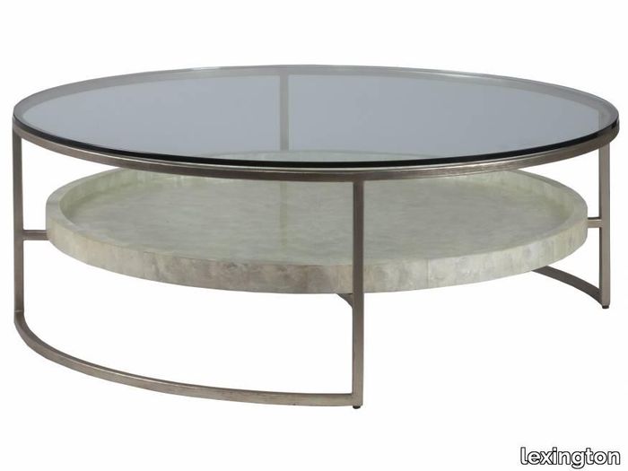 Cumulus Capiz Large Round Cocktail Table