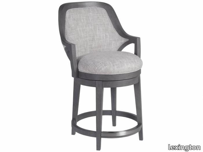 Appellation Upholstered Swivel Counter Stool