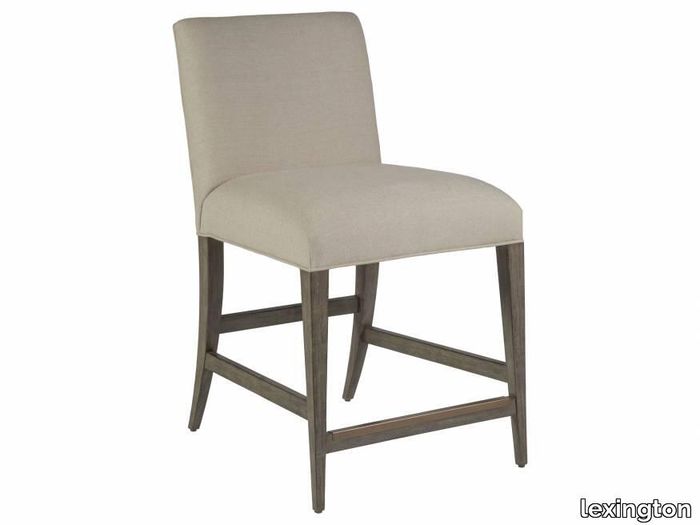 Madox Upholstered Low Back Counter Stool