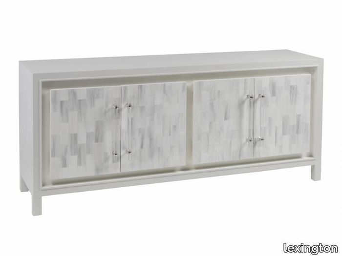 Elation White Media Console