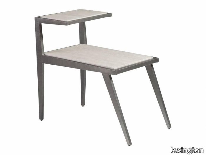 Adamo Silver Gray Side Table
