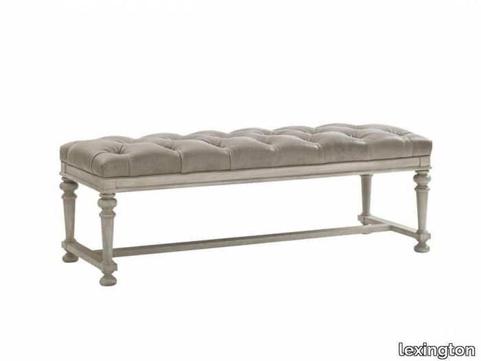 Bellport Leather Bed Bench