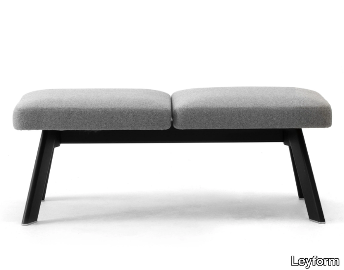 OLA - Modular fabric bench for contract _ Leyform